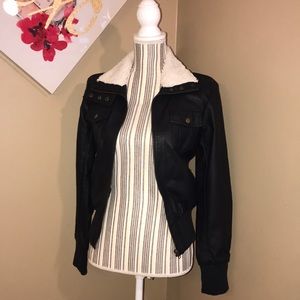 Ambiance Faux Leather Jacket